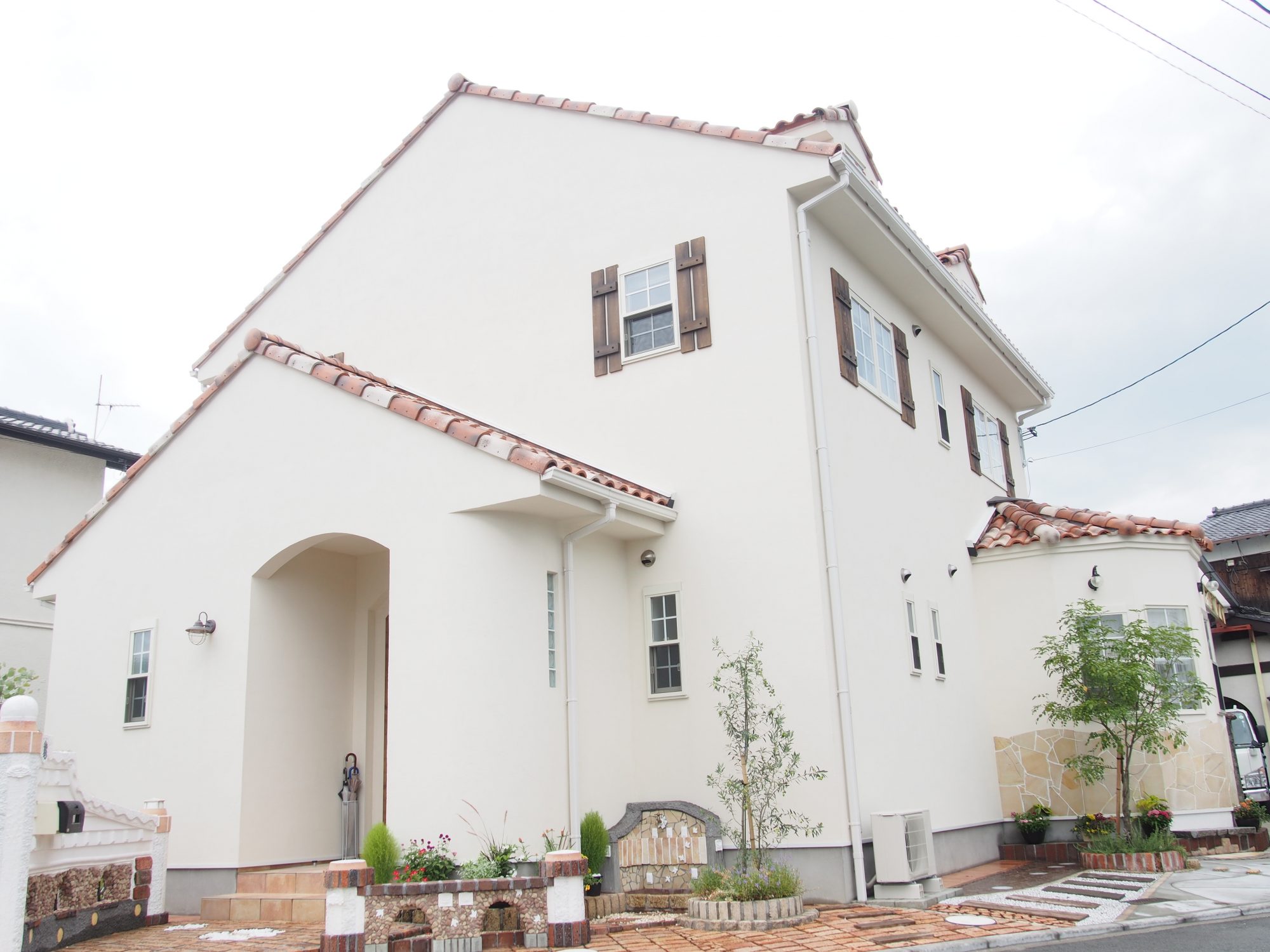 プロバンス漆喰塗り住宅