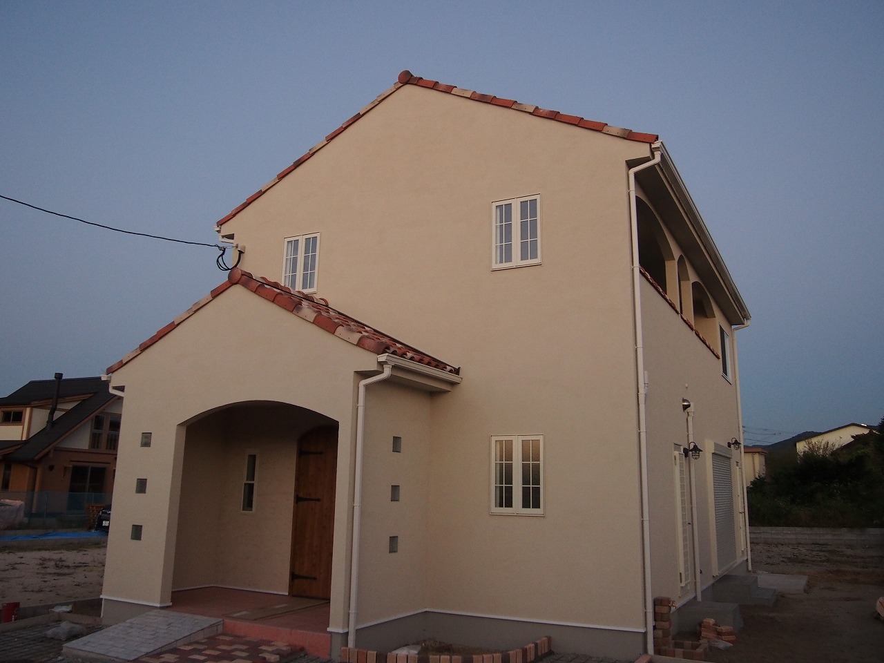 塗り壁にこだわったプロヴァンスの家