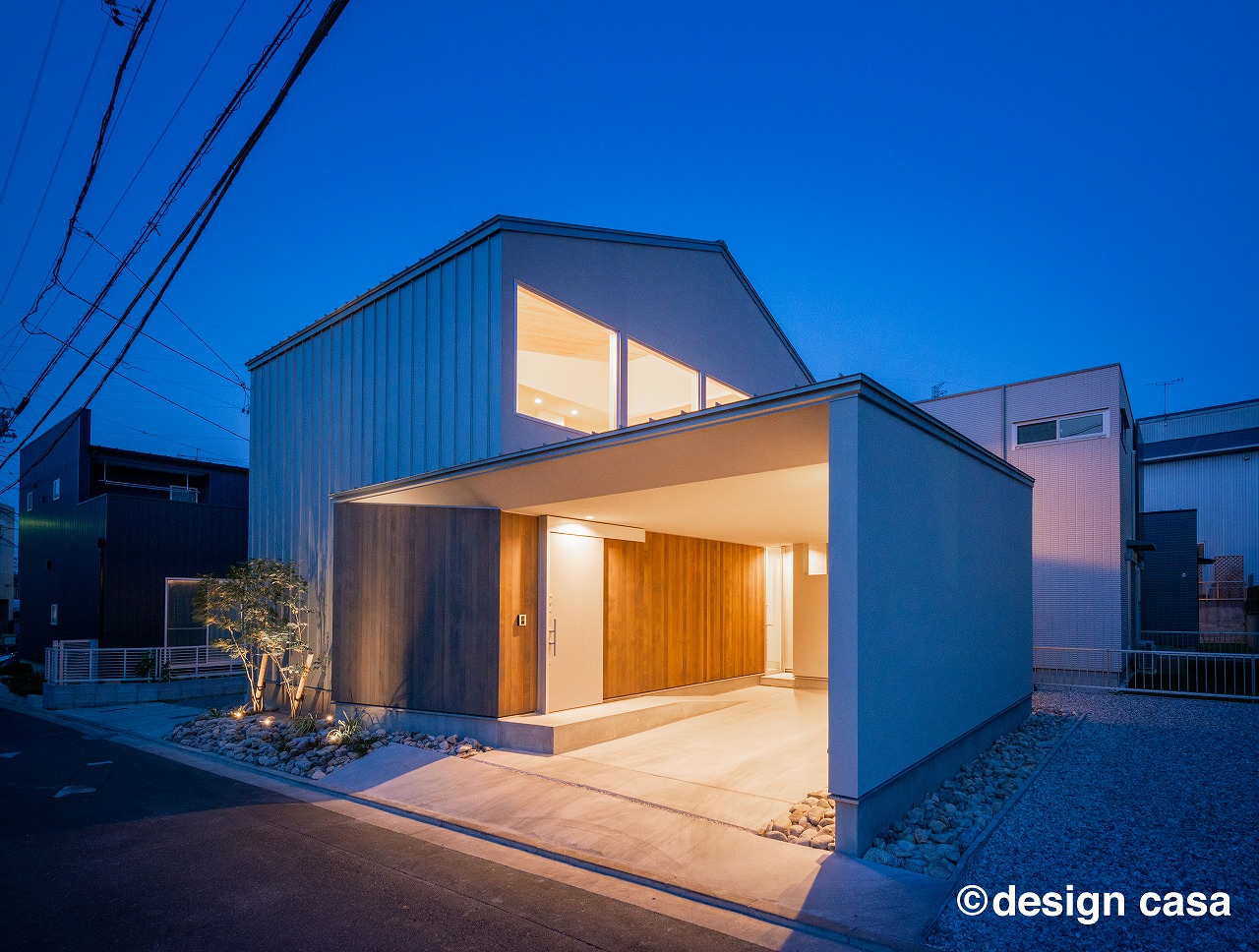 高気密のガレージハウス