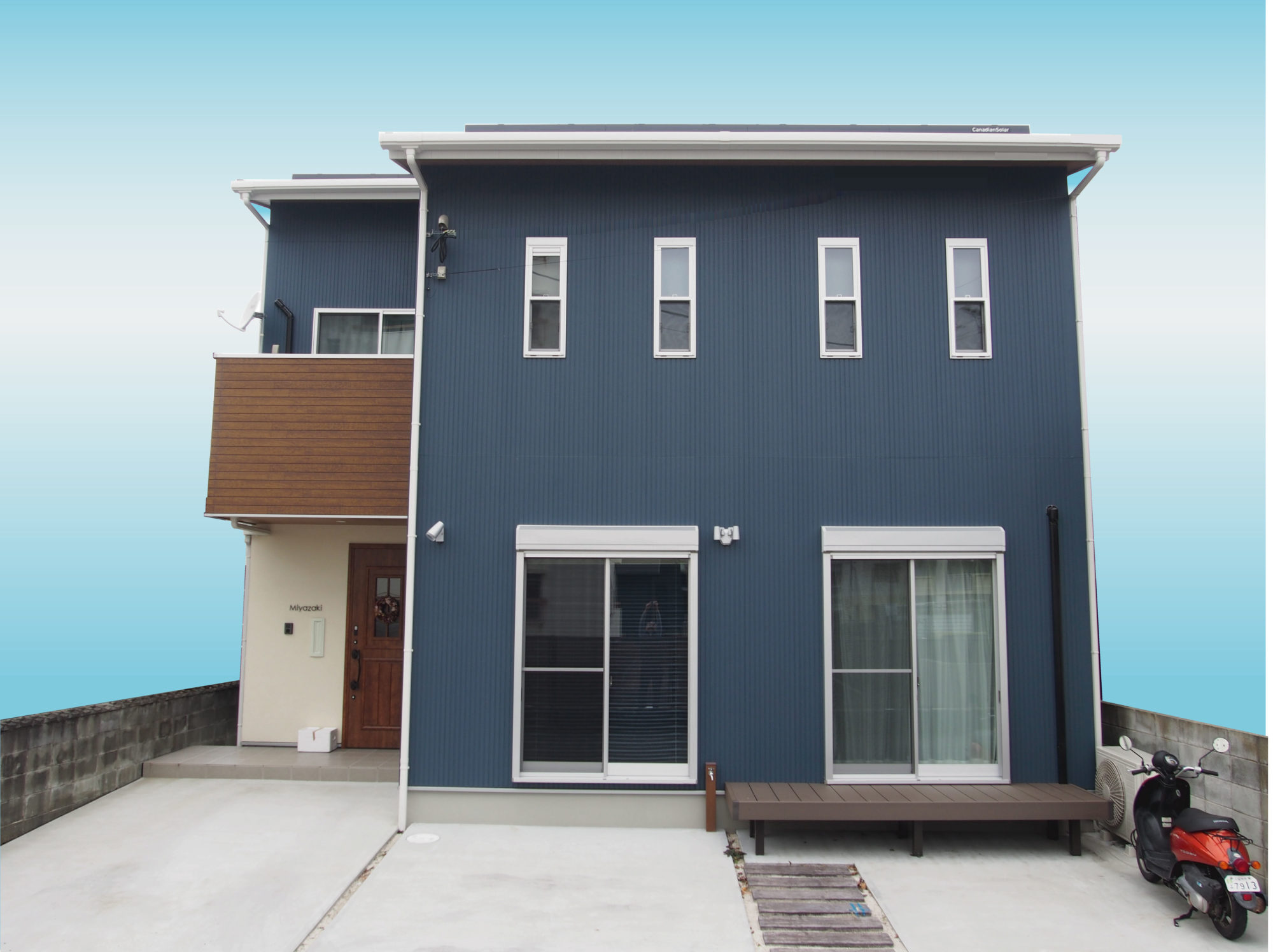 こだわりの外壁　高気密・高断熱住宅