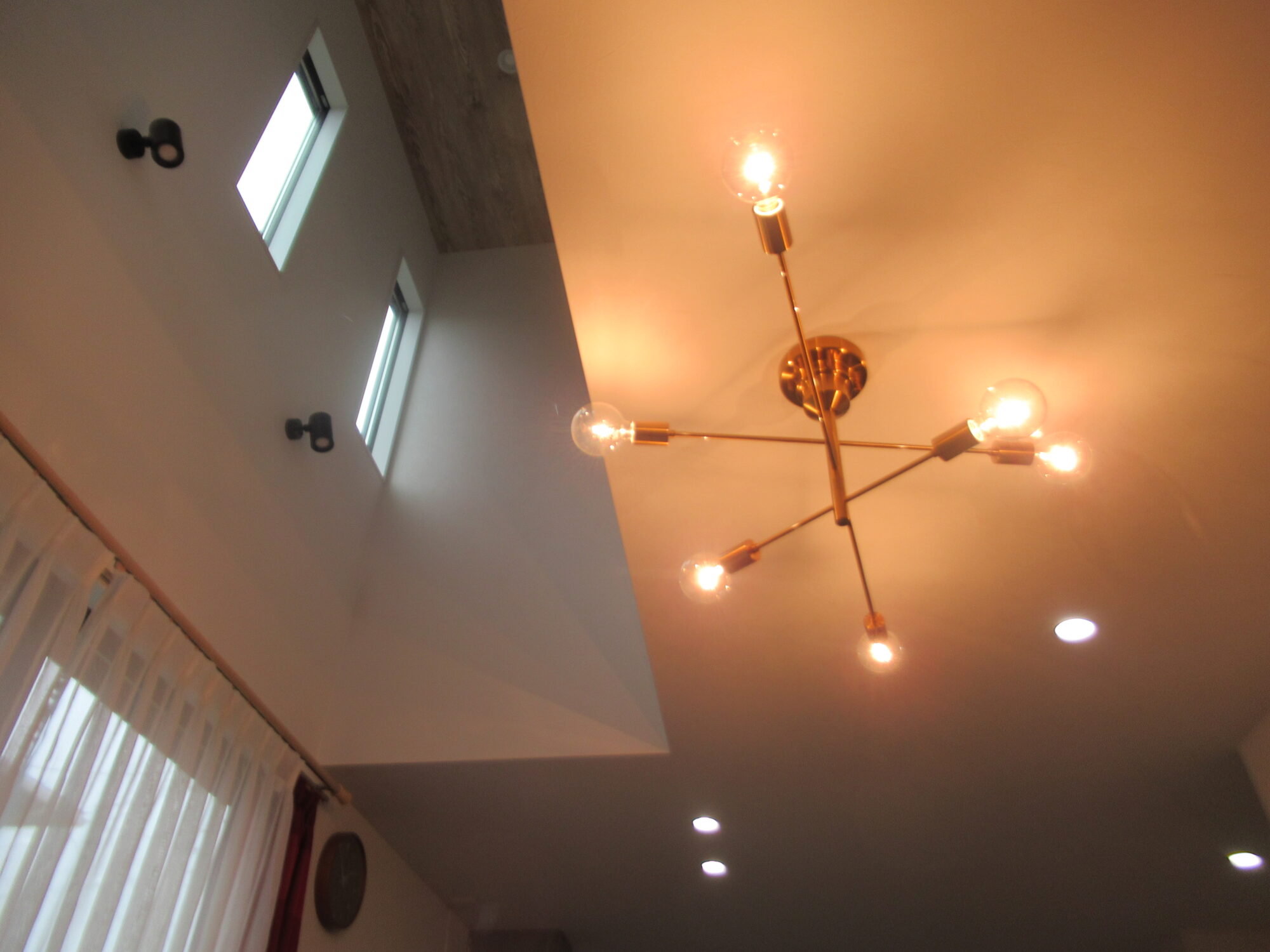 吹き抜けのある高気密高断熱住宅（久留米市上津町）