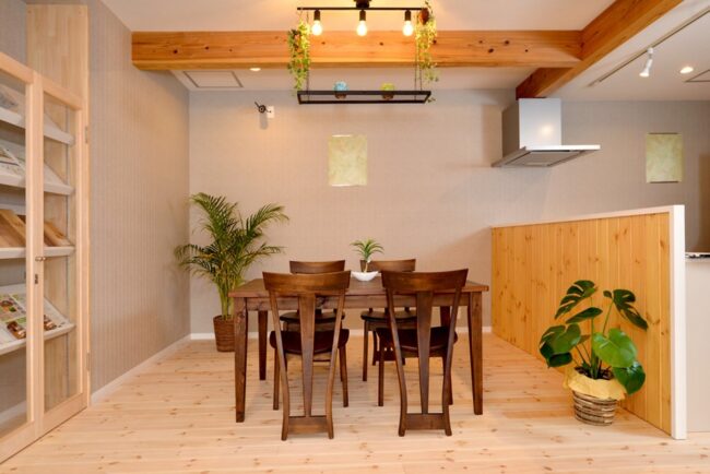 自然素材のモデルルーム