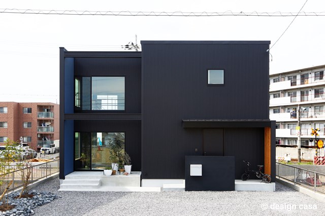 キューブ型の家