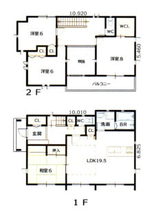 2階建て間取り