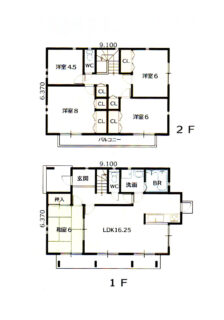 2階建て間取り