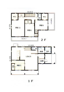 2階建て間取り