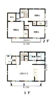 2階建て間取り